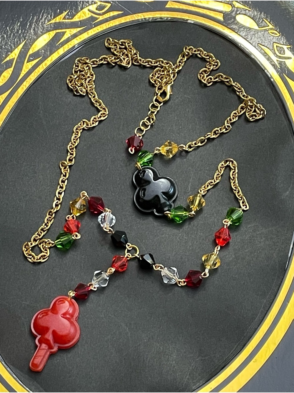 Twisted Wonderland Trey Clover Inspired Groovy Candy Long Necklace